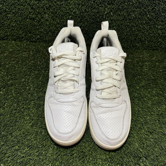 Size 10.5 - Nike Court Borough Low Triple White - Picture 2 of 7